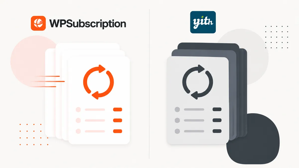 WPSubscription vs YITH WooCommerce Subscription (2026 Comparison)