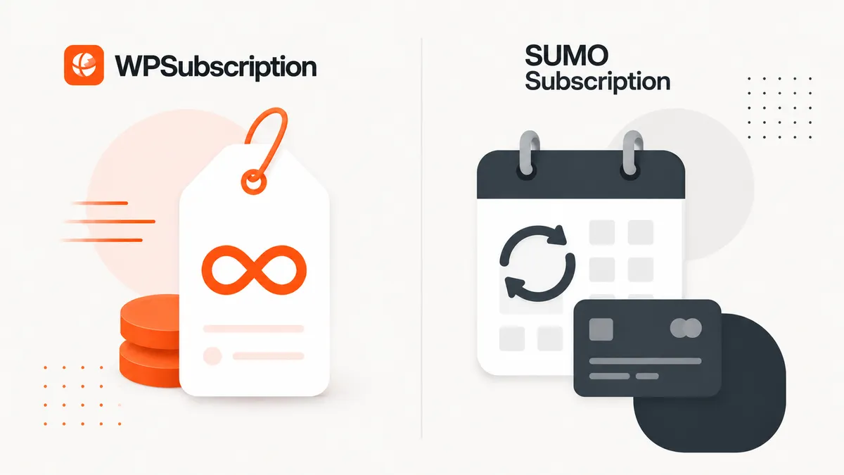 WPSubscription vs SUMO Subscriptions (2026 Comparison)