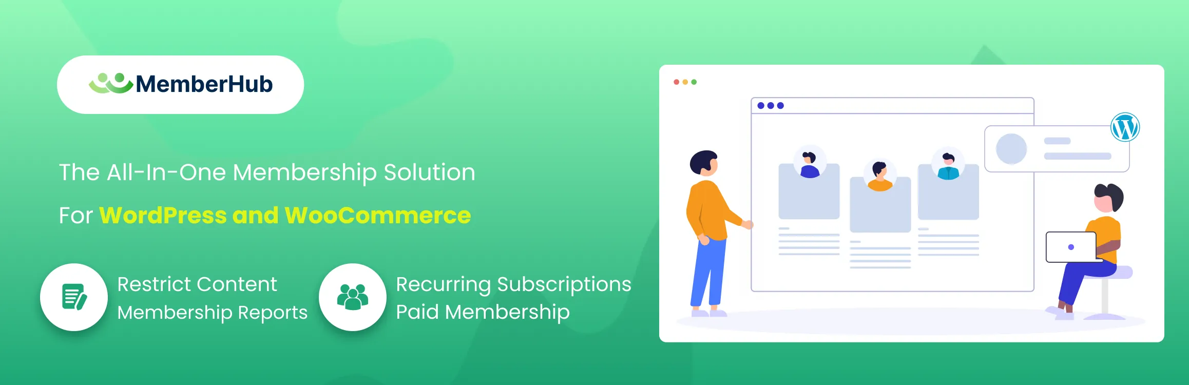 Sitio web de MemberHub
