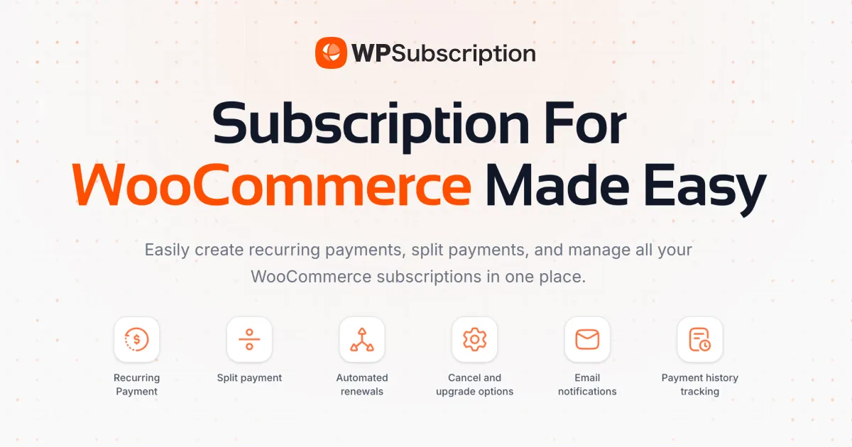 WPSubscription website