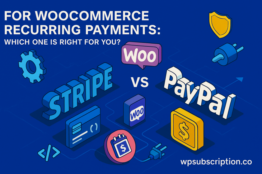 Stripe vs PayPal for WooCommerce Recurring Payments