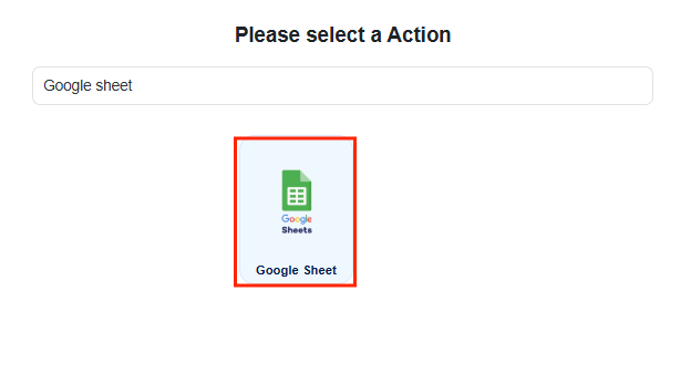 google sheet