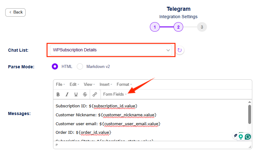 telegram automation