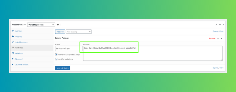 variable subscription