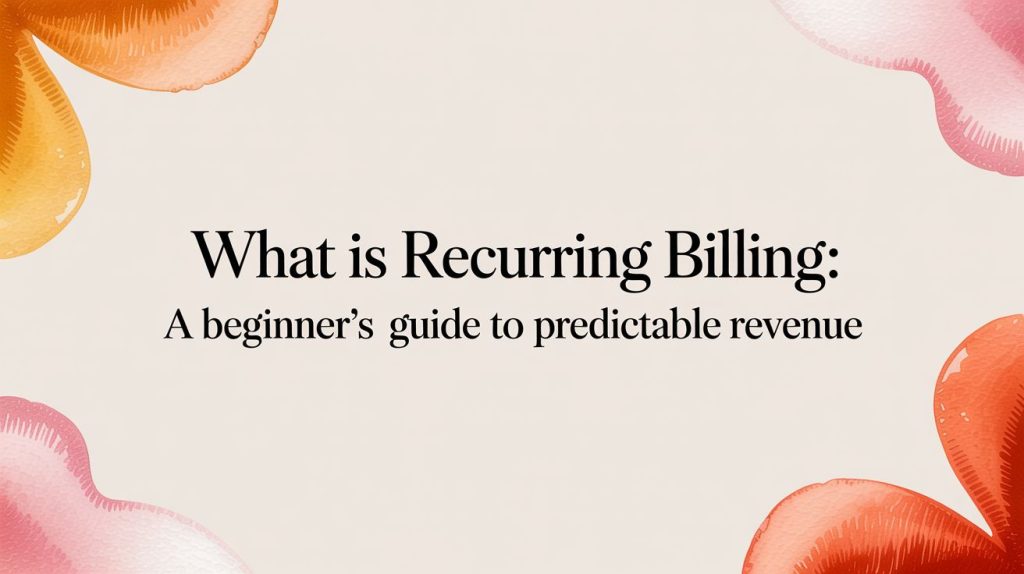 what is recurring billing title card