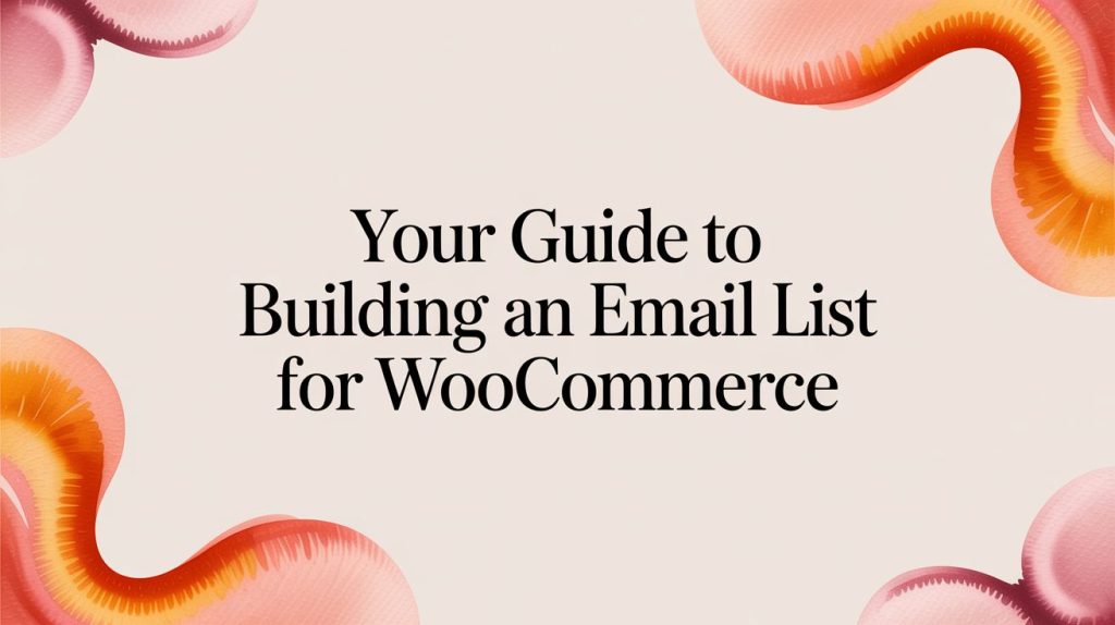 building an email list guide cover