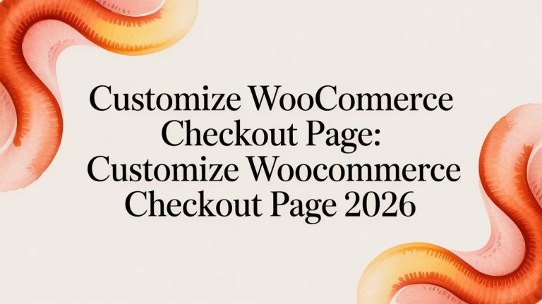 customize woocommerce checkout page checkout page