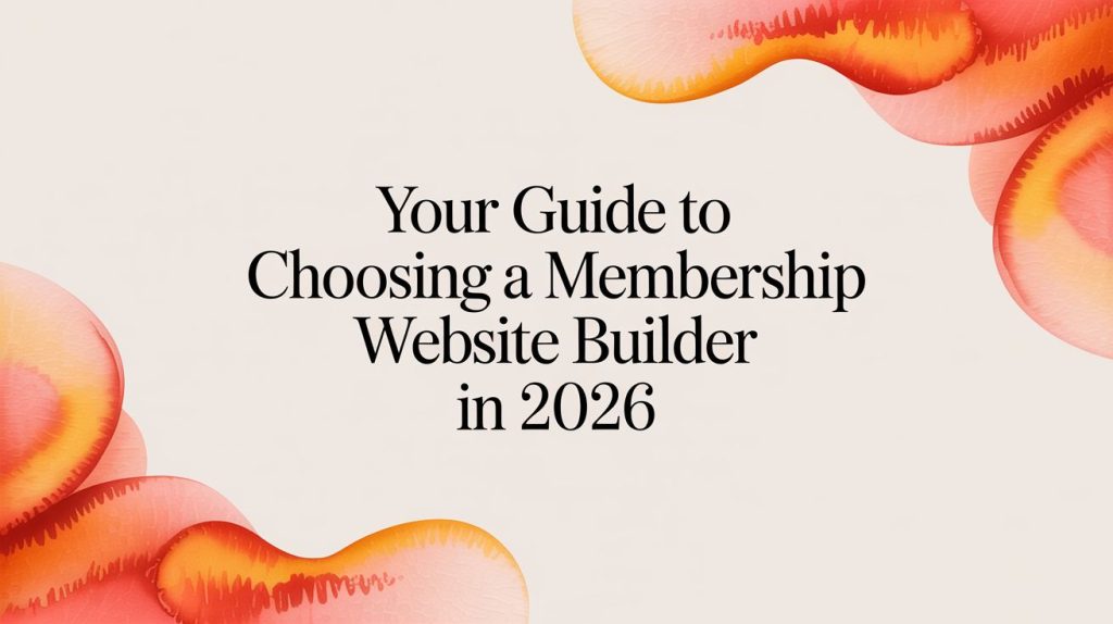 membership website builder guide title
