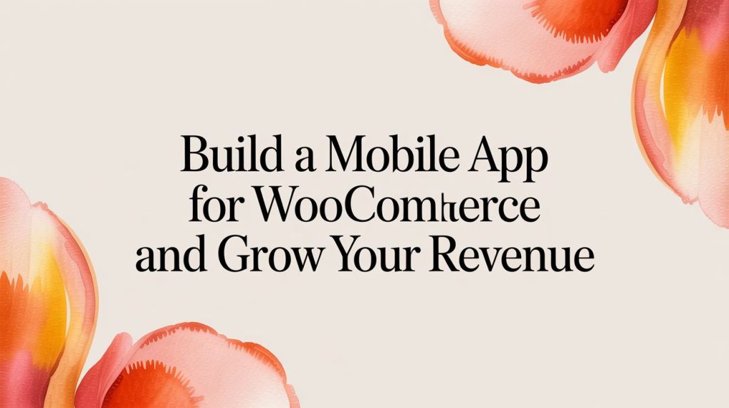 mobile app for woocommerce revenue growth