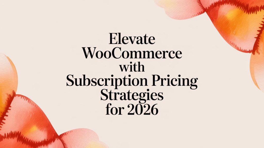 subscription pricing strategies woocommerce growth