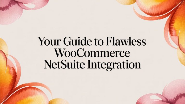 woocommerce netsuite integration watercolor flowers