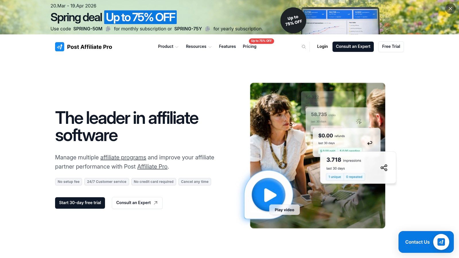 Post Affiliate Pro